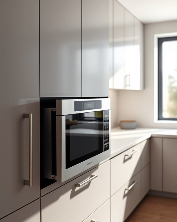 efficient microwave lift mechanism