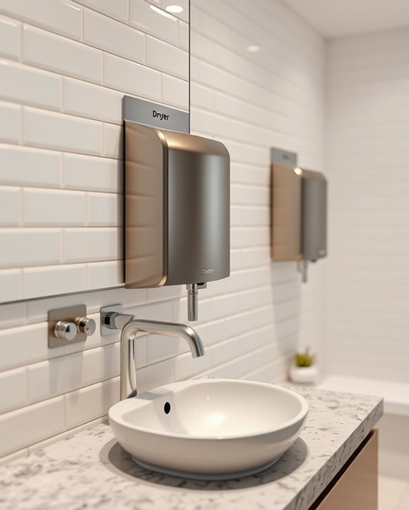 efficient quiet hand drying