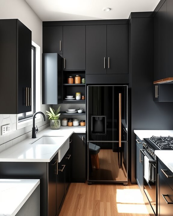 efficient small pantry organization