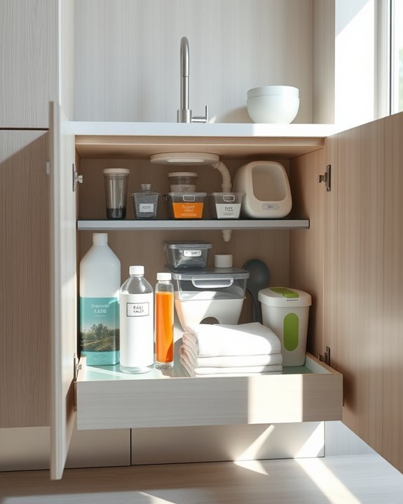 efficient under sink organization solutions
