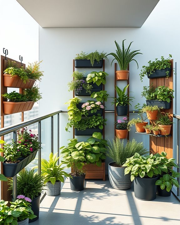 effortless balcony garden setup