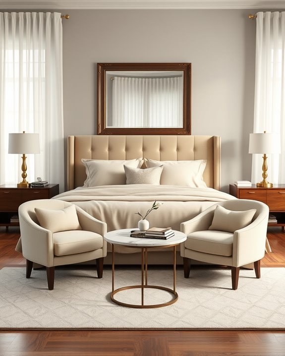 elegant accessories enhance atmosphere