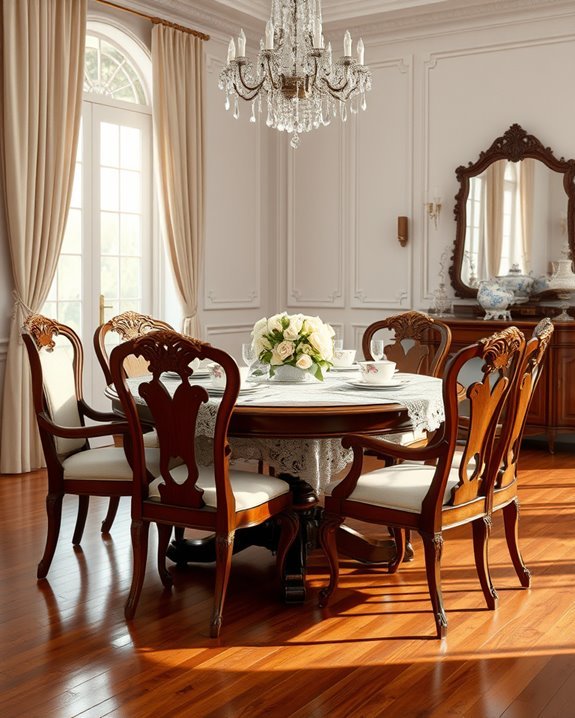 elegant and inviting dining