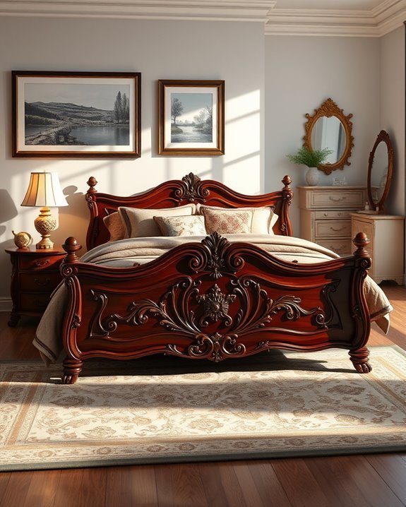 elegant antique bed styles