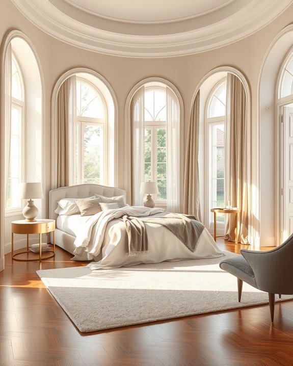 elegant arched architectural features