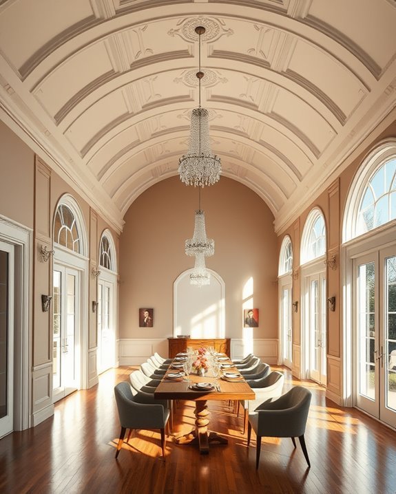 elegant arched ceiling designs