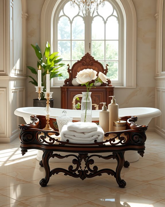 elegant bath caddy designs