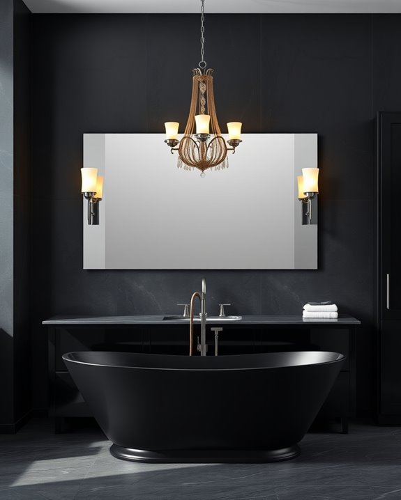 elegant bathroom lighting designs