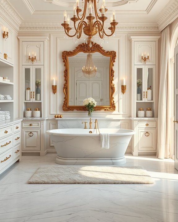 elegant bathroom storage solutions