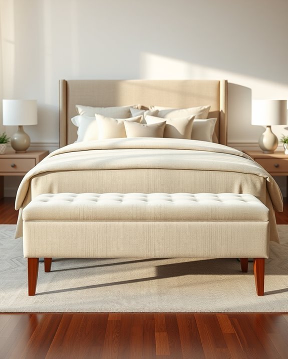 elegant bed bench styles