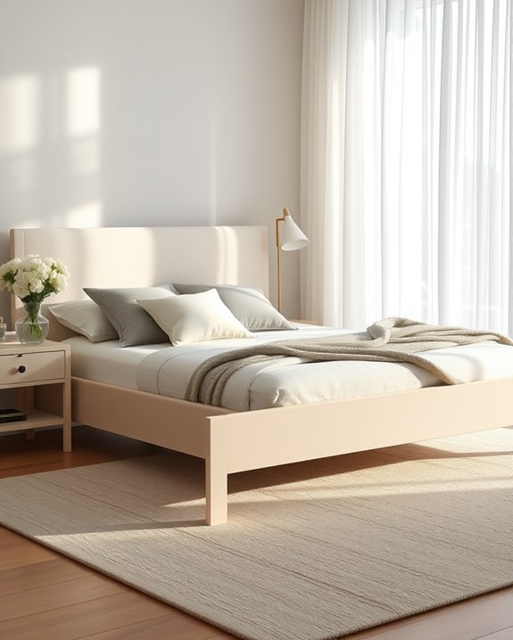 elegant bed frame transformation