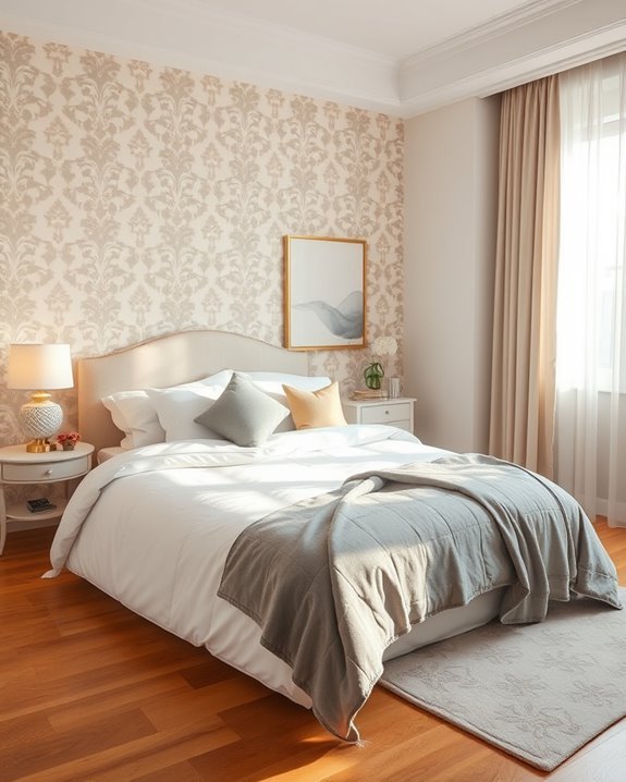 elegant bedding for serenity