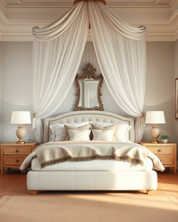 elegant bedroom canopy styles