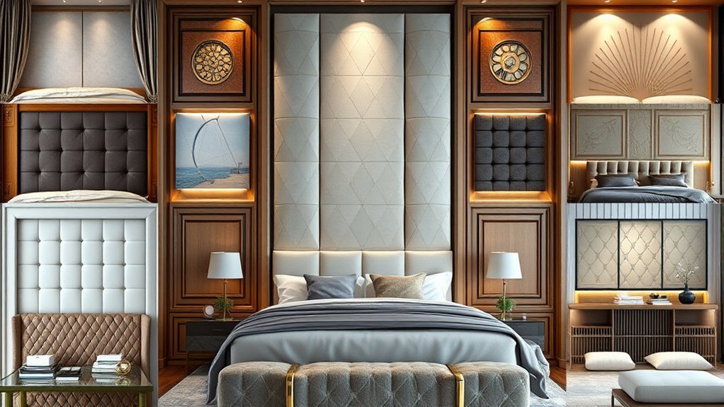 elegant bedroom wall designs