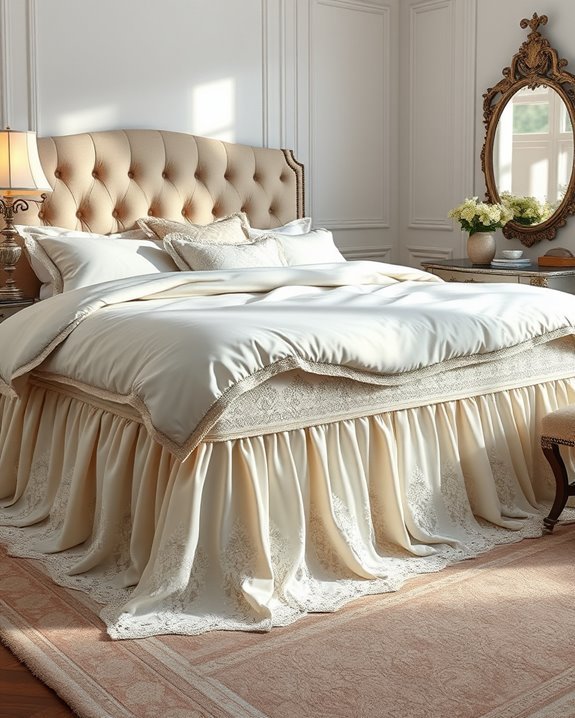 elegant bedskirt design options