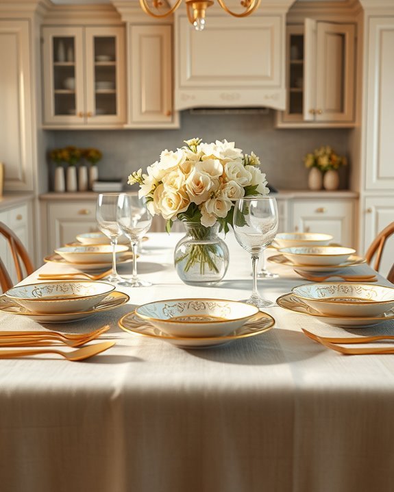 elegant beige and gold