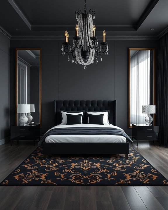 elegant black chandelier elegance