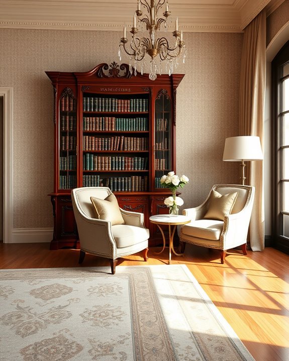 elegant bookcase styling tips