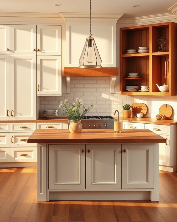 elegant brown cream contrast