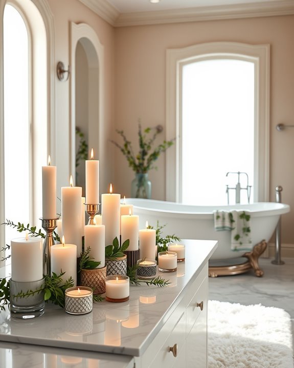 elegant candle display ideas