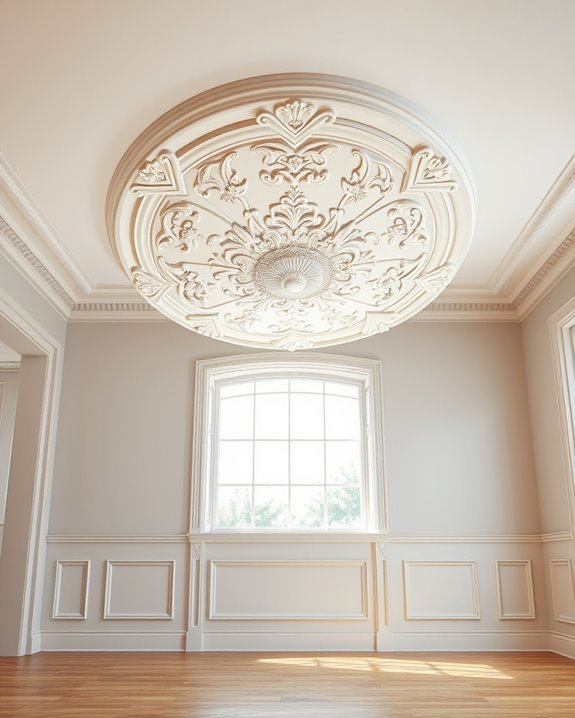 elegant ceiling embellishments elevate interiors