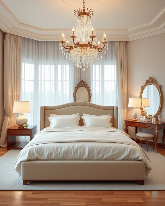 elegant chandelier and pendant