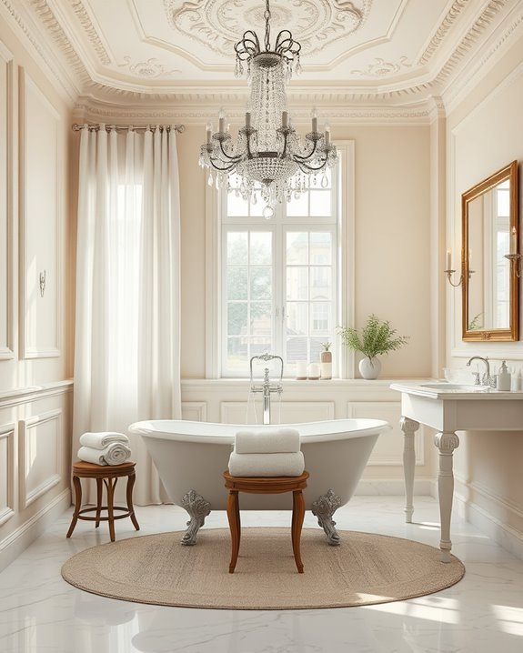 elegant chandeliers enhance ambiance