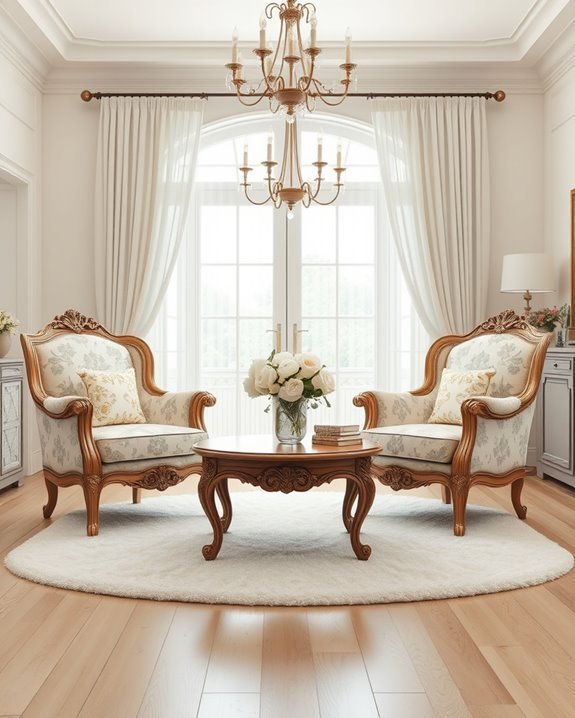 elegant charm through upholstery