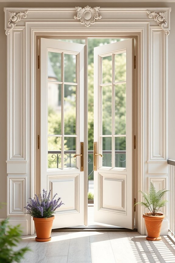 elegant classic french doors