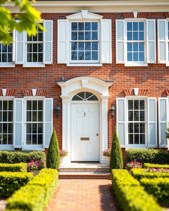 elegant colonial wall design