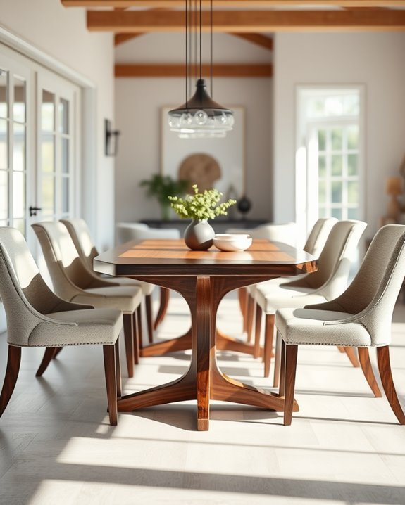 elegant contemporary dining tables