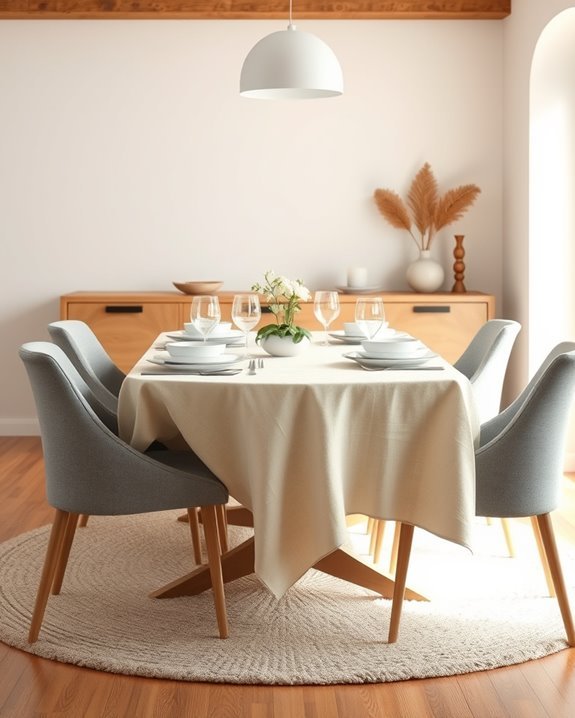 elegant cozy table settings