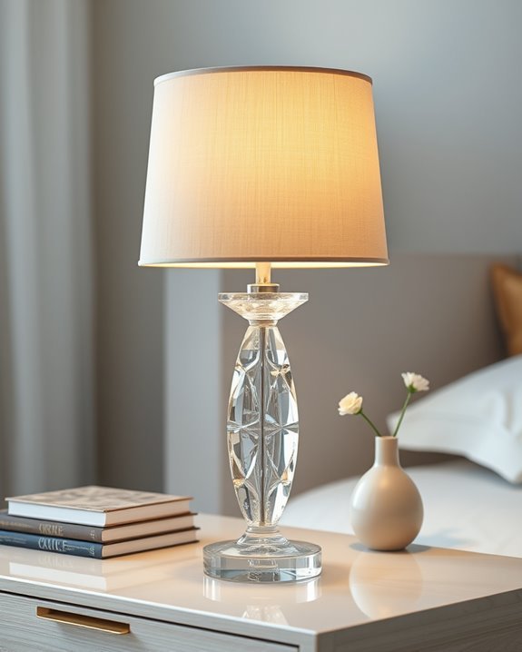 elegant crystal table lamps