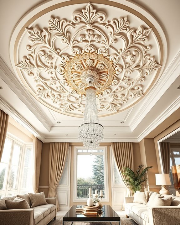 elegant decorative ceiling medallions