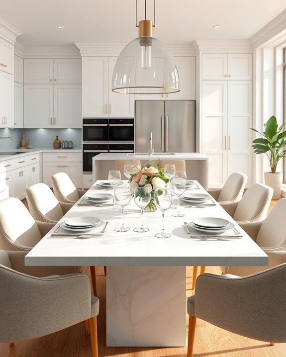 elegant dining atmosphere creation