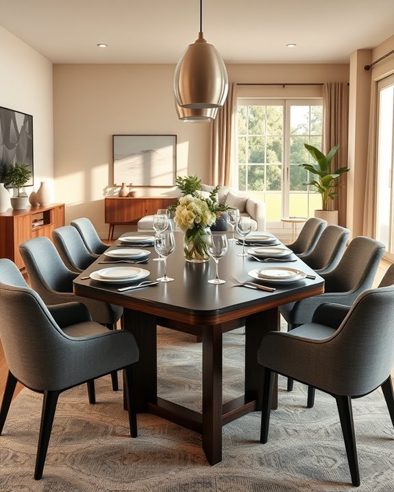 elegant dining table aesthetics