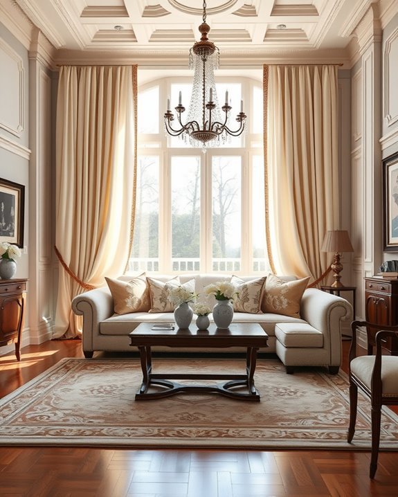 elegant drapery for sophistication