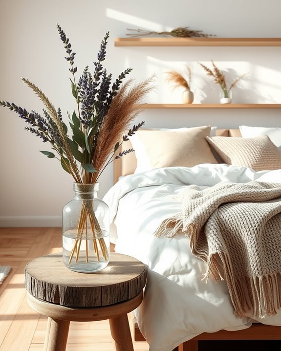 elegant dried flower arrangements
