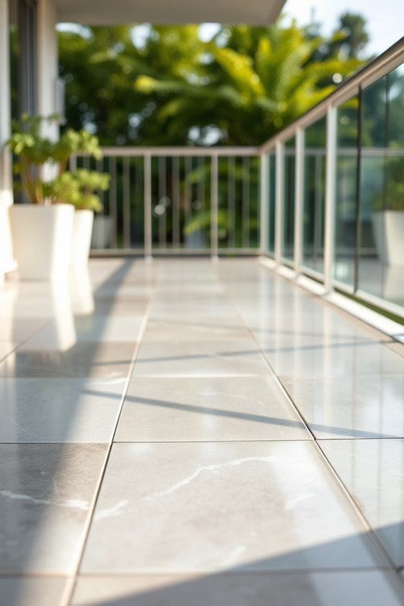 elegant durable balcony tiles