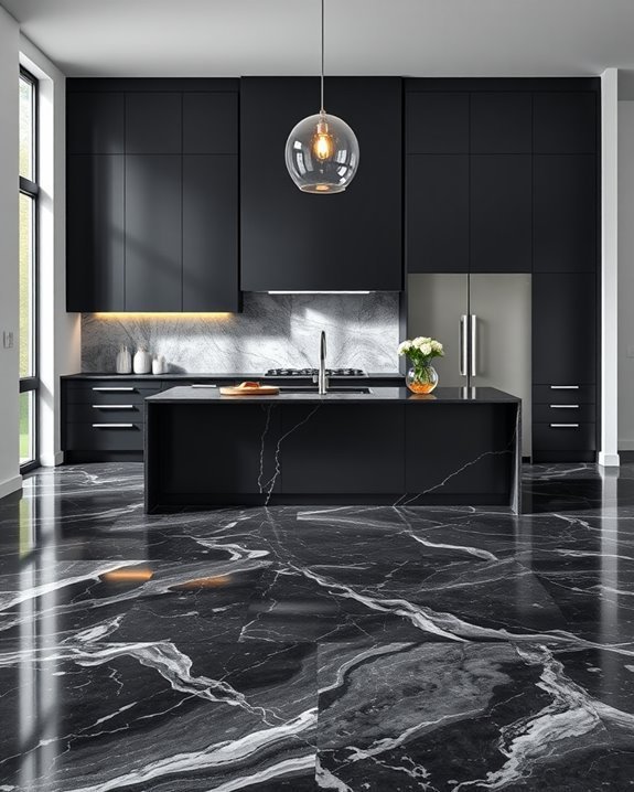 elegant durable marble flooring