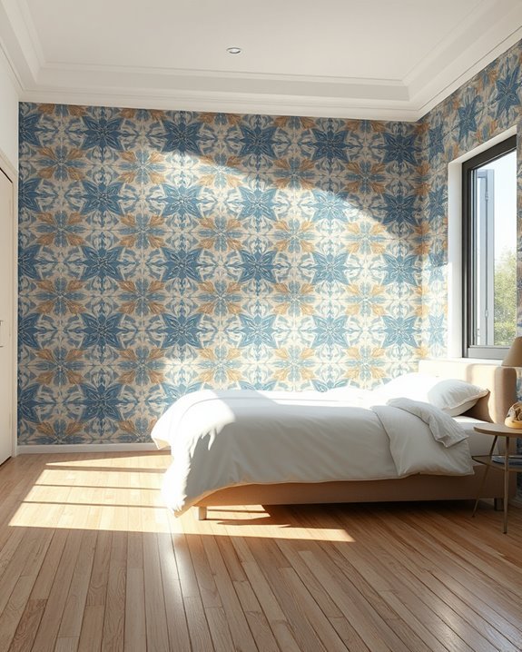 elegant encaustic pattern tiles
