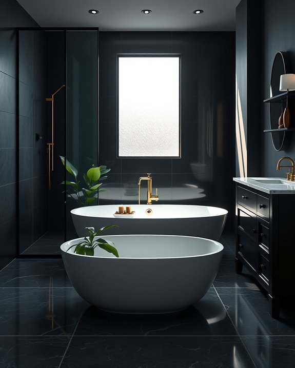 elegant enclosed shower design