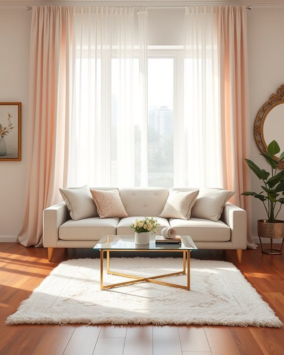 elegant fabric and colors