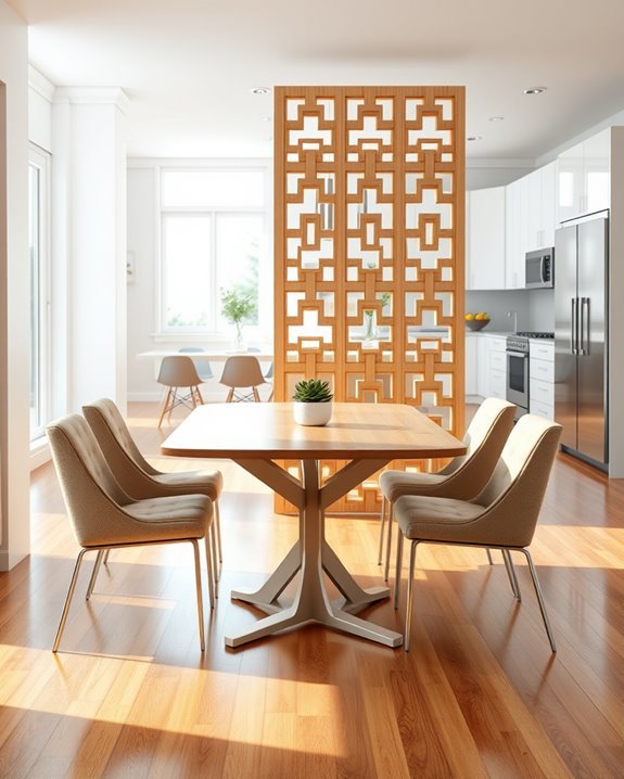 elegant functional dining dividers