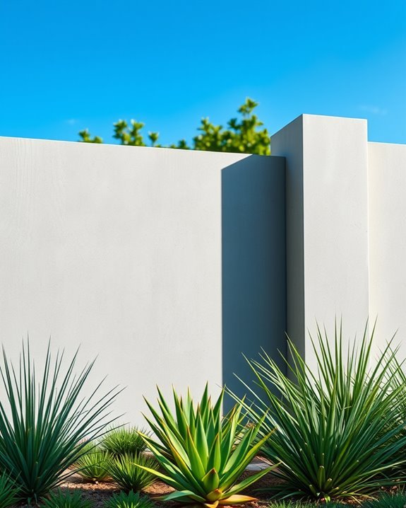 elegant functional outdoor privacy