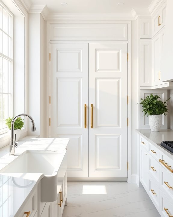 elegant functional pantry doors