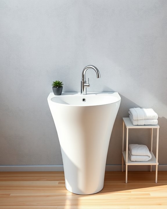 elegant functional small bathroom sinks
