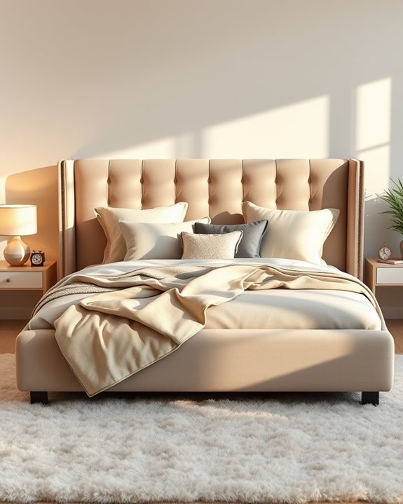elegant functional storage beds