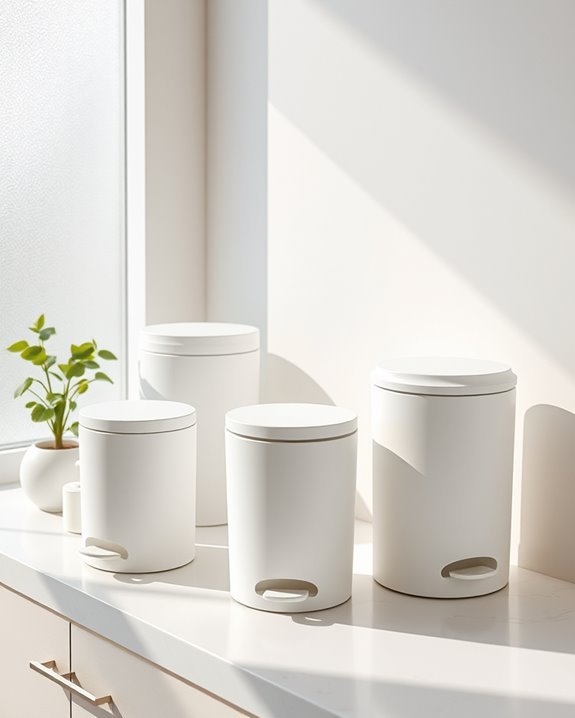 elegant functional waste bins