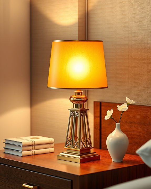 elegant geometric table lamps